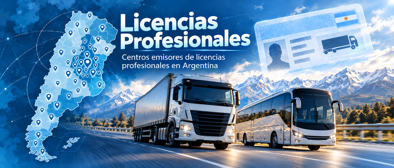 Licencias Profesionales · Centros emisores de licencias profesionales en Argentina