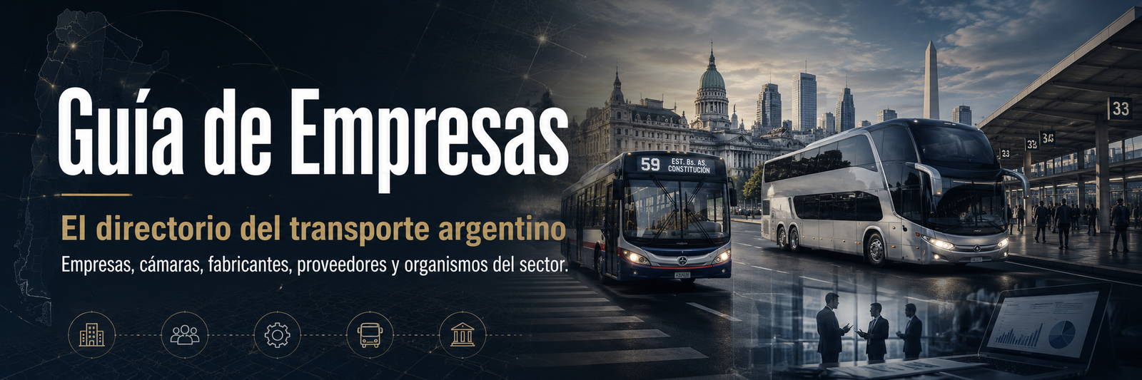 Guía del Transporte — Empresas, líneas y servicios del transporte argentino