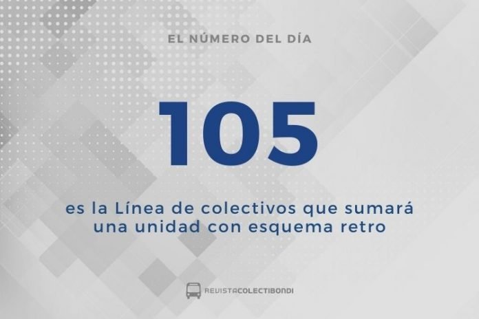 El Numero 105 retro
