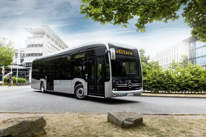Mercedes-Benz eCitaro als Langstreckenläufer in DänemarkMercedes-Benz eCitaro as long-distance runner in Denmark